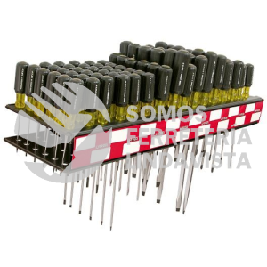RACUSH96 RACK CON DESTORNILLADORES CON MANGO CUSHION GRIP, 96 PIEZAS URREA