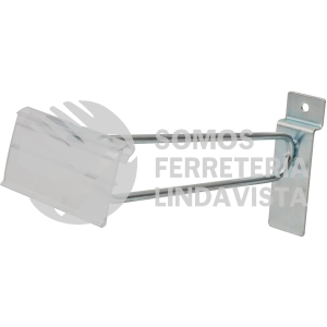 124133 GANCHO PARA PANEL RANURADO CON PRECIADOR PLASTICO, 6" SURTEK