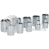 S06S JUEGO DE 10 DADOS EN PULGADAS CUADRO DE 3/8", 6 PUNTAS, EN RIEL SURTEK