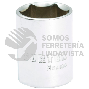 F5122H DADO EN PULGADAS CUADRO DE 3/8", 6 PUNTAS, 11/16" SURTEK