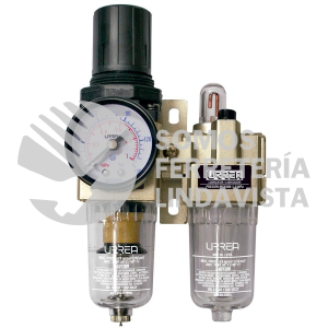 UPWL3 FILTRO REGULADOR Y LUBRICADOR DE AIRE 3/8" NPT URREA