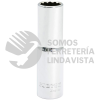 F5818L DADO LARGO EN PULGADAS CUADRO DE 1/2", 12 PUNTAS, 9/16" SURTEK