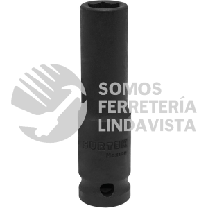 S7813HLM DADO DE IMPACTO LARGO METRICO CUADRO DE 1/2", 6 PUNTAS, 13 MM SURTEK