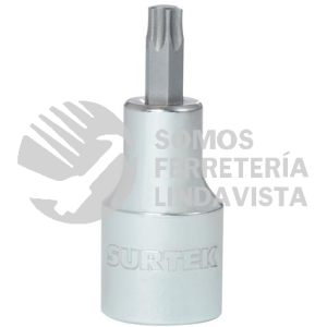 F58T45 DADO CON PUNTA TORX CUADRO DE 1/2", T45 SURTEK
