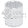 5222M DADO CUADRO DE 3/8", 12 PUNTAS, METRICO, 22 MM URREA