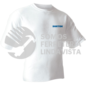 PLA100M PLAYERA CUELLO REDONDO COLOR BLANCO TALLA G SURTEK