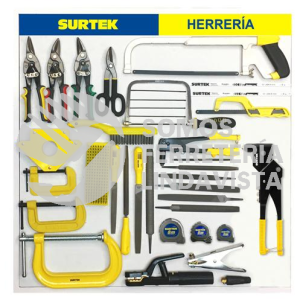 THERR1 TABLA EXHIBIDORA DE HERRAMIENTA PARA HERRERIA 80 X 80 CM SURTEK
