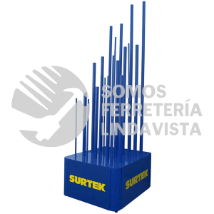 EXHTELA EXHIBIDOR DE PISO PARA TELAS PARA MOSQUITERO70 X 80 X 210 CM SURTEK