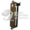 LEXGCH EXHIBIDOR GIRATORIO PARA CERRADURAS CON GATILLO, COLOR CHOCOLATE 50CM PROFORZA
