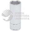 5017HM DADO LARGO CUADRO DE 3/8", 6 PUNTAS, METRICO, 17 MM URREA
