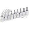 5239C JUEGO DE DADOS CON PUNTA TORX CUADRO DE 3/8" EN RIEL, 9 PIEZAS URREA