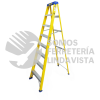ETFV27 ESCALERA DE TIJERA TIPO 2 DE FIBRA DE VIDRIO CON 7 PELDAÑOS SURTEK