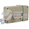 20CS CERRADURA SOBREPONER CLASICA FUNCION DERECHA , LLAVE TETRA, EN CAJA LOCK