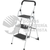 ETT3 ESCALERA PLEGABLES TIPO TABURETE DE ACERO CON 3 PELDAÑOS SURTEK