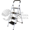 ETT4 ESCALERA PLEGABLES TIPO TABURETE DE ACERO CON 4 PELDAÑOS SURTEK