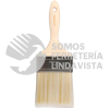 19B40 BROCHA DE CERDAS DE POLIESTER CON MANGO DE MADERA DE 4" URREA
