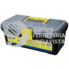 143200 CAJA PORTAHERRAMIENTAS PLASTICA CON BROCHES PLASTICOS Y ORGANIZADOR 12" X 6" X 5" FOY