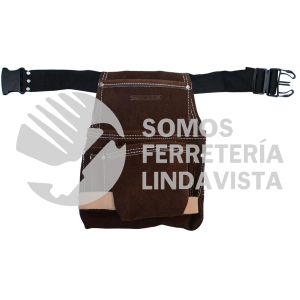 124401 ESTUCHE PORTAHERRAMIENTAS DE CARNAZA CON 6 BOLSILLOS SURTEK