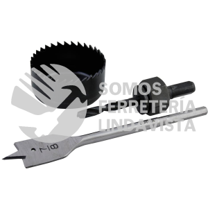 120750 JUEGO DE SIERRAS CORTACIRCULOS, 3 PIEZAS SURTEK