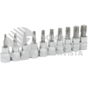 F5100T JUEGO DE 10 DADOS PUNTA TORX CUADRO DE 3/8", EN RIEL SURTEK