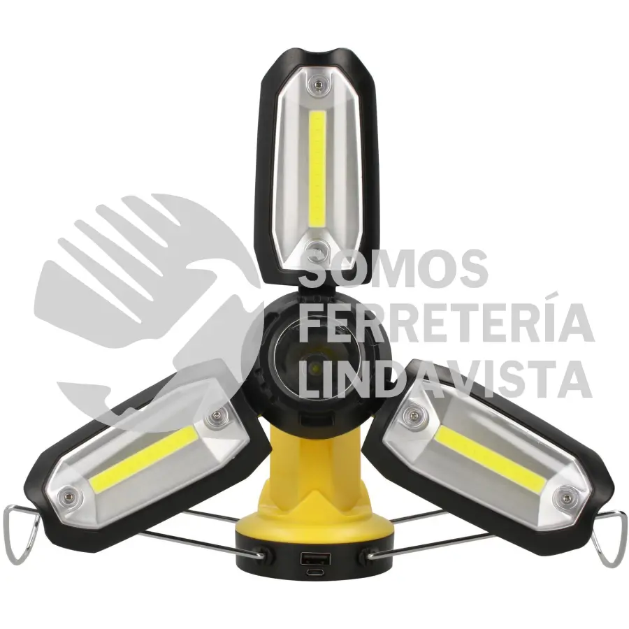 LMP1 LAMPARA DE LED MULTIPOSICIONES RECARGABLE DE 350 LM SURTEK