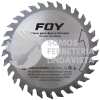 143551 DISCO PARA SIERRA CIRCULAR PARA CORTE MADERA 24 DIENTES, 7-1/4" FOY