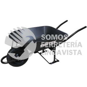 CAT554 CARRETILLA CON BASTIDOR METALICO 5.5 FT3 LLANTA NEUMATICA REFORZADA DE 4 CAPAS SURTEK