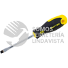 D204 DESTORNILLADOR CON MANGO BIMATERIAL, PUNTA PLANA BARRA REDONDA 1/4" X 4" SURTEK