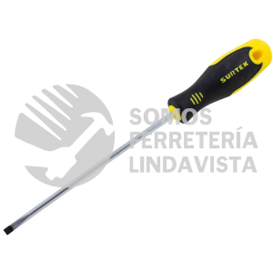 D234 DESTORNILLADOR CON MANGO BIMATERIAL, PUNTA CABINET 3/16" X 6" SURTEK