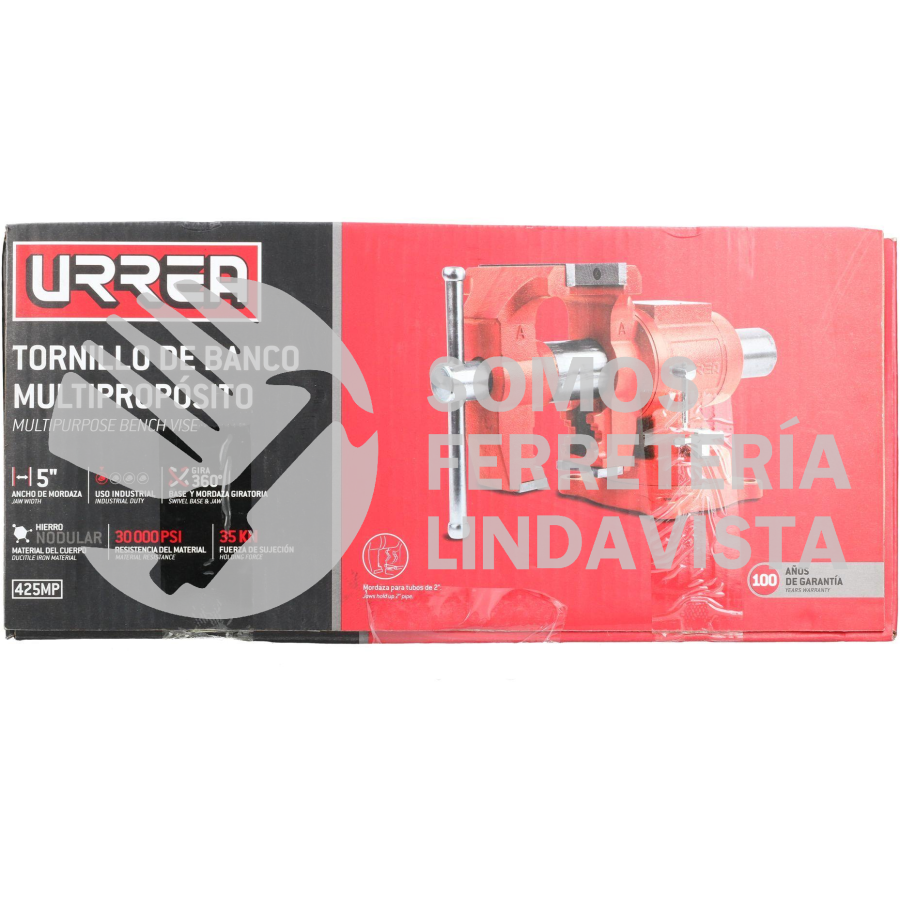 425MP TORNILLO DE BANCO 5", MULTIPROPOSITOS URREA