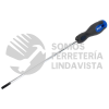 DBC25 DESTORNILLADOR CON MANGO BIMATERIAL, PUNTA CABINET 1/8" X 6" FOY