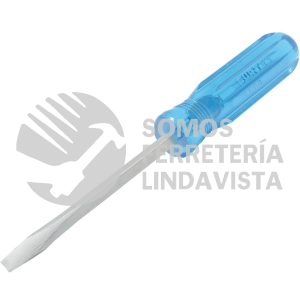 D368 DESTORNILLADOR CON MANGO AZUL, PUNTA PLANA BARRA CUADRADA 3/8" X 8" SURTEK