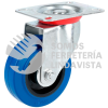RGO12G RODAJA DE GOMA ELASTICA GIRATORIA AZUL 5" SURTEK