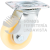 RN10G RODAJA DE POLIPROPILENO BLANCA GIRATORIA 4" SURTEK