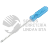 D341 DESTORNILLADOR CON MANGO AZUL, PUNTA PHILLIPS #0 X 6" SURTEK