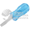 D352 DESTORNILLADOR CON MANGO AZUL, PUNTA PLANA TIPO TROMPO 1/4" X 1-1/2" SURTEK