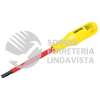 D415V DESTORNILLADOR CON MANGO AMARILLO DIELECTRICO, PUNTA CABINET 1000V 7/32" X 5" SURTEK