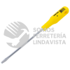 D409 DESTORNILLADOR CON MANGO AMARILLO, PUNTA PLANA BARRA REDONDA 3/8" X 12" SURTEK
