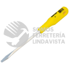D469 DESTORNILLADOR CON MANGO AMARILLO, PUNTA PLANA BARRA CUADRADA 1/4" X 6" SURTEK