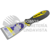 123022 ESPATULA RIGIDA DE ACERO DE ALTO CARBON CON MANGO BIMATERIAL 2" SURTEK