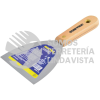 123101 ESPATULA FLEXIBLE DE ACERO DE ALTO CARBON CON MANGO DE MADERA 1" SURTEK