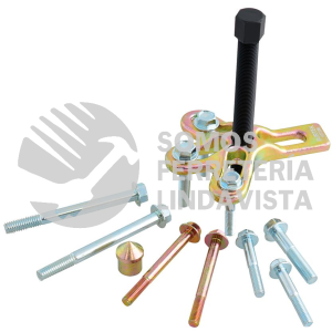107236 JUEGO DE EXTRACTOR AUTOMOTRIZ DE VOLANTE TIPO C, 13 PIEZAS SURTEK