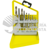 107044 JUEGO DE EXTRACTOR PARA TORNILLOS CON BROCAS, 10 PIEZAS SURTEK