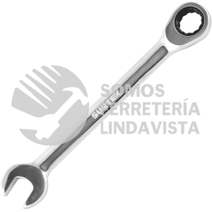 100584 LLAVE COMBINADA PULIDO ESPEJO DE MATRACA METRICA, 12 PUNTAS, 14MM SURTEK