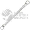 825 LLAVE DE ESTRIAS PULIDO ESPEJO DE 45GRADOSEN PULGADAS, 12 PUNTAS, 1/2" X 9/16" SURTEK
