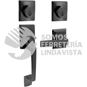 16GA GATILLO RECTANGULAR SOLIDO PARA ENTRADA FUNCION SENCILLA, NEGRO, VISUAL LOCK