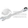 1222CMR LLAVE COMBINADA PULIDO ESPEJO DE MATRACA SPLINE REVERSIBLE EN PULGADAS, 11/16" URREA