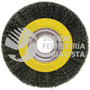 C542 CARDA COPA ONDULADA ALAMBRE DELGADO PARA ESMERIL 6" X 13/16" CON ADAPTADORES SURTEK