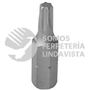 PT25 PUNTA TORX PARA DESTORNILLADOR HEXAGONO DE 1/4", T25 X 1" 10 PIEZAS SURTEK