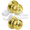 27POP POMO CILINDRICO OVALADO FUNCION BAÑO, LATON BRILLANTE, LLAVE ESTANDAR, BLISTER PROLOK